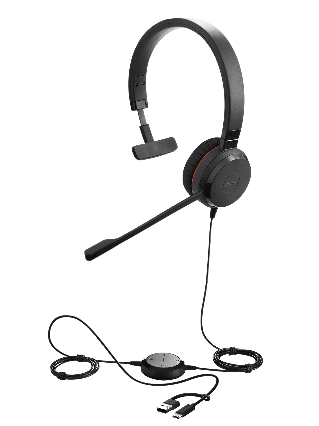 Jabra EVOLVE 30 Mono HS, 3.5mm Jack,HS w/o controller, no pouch