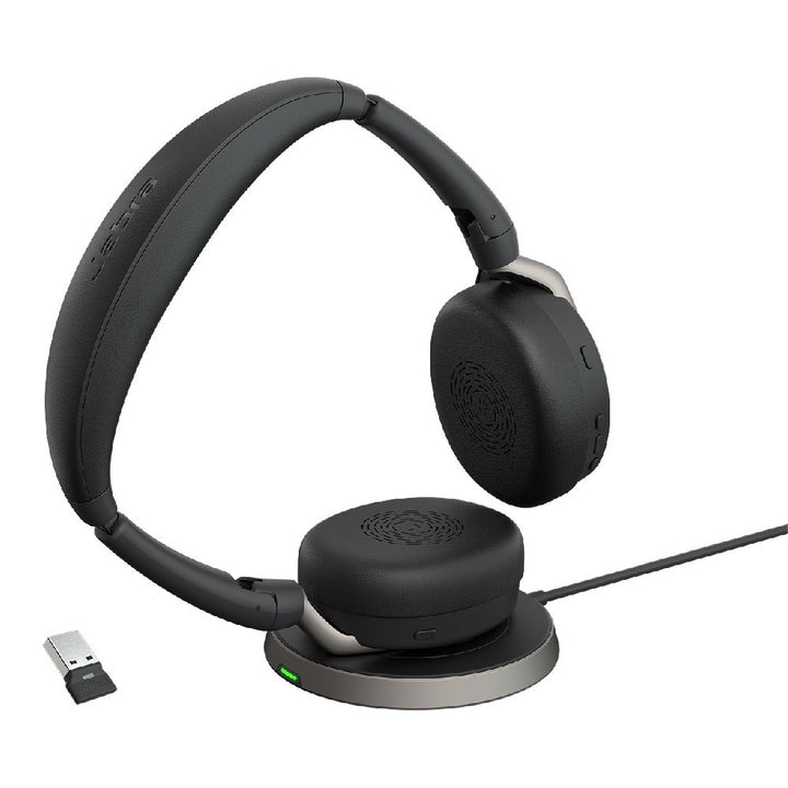 Jabra Evolve2 65 Flex, Stereo, Wireless Charger