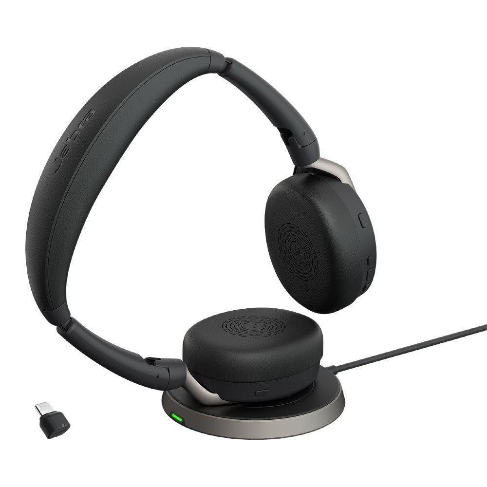 Jabra Evolve2 65 Flex, Stereo, Wireless Charger