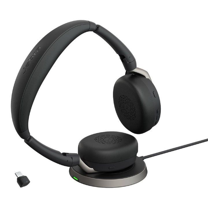 Jabra Evolve2 65 Flex, Stereo, Wireless Charger